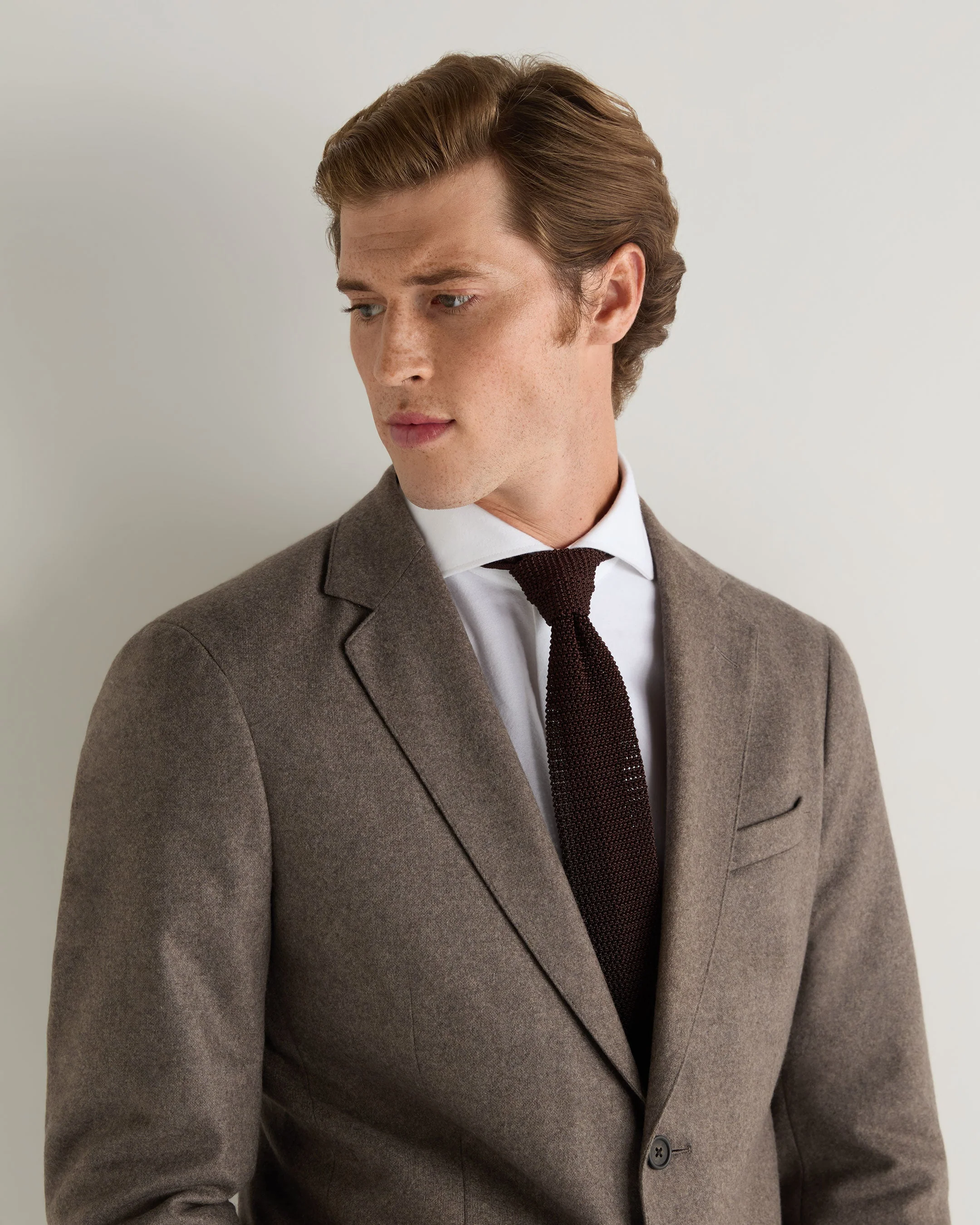 007 Ultra Soft Jacket Taupe Brown - Image 6