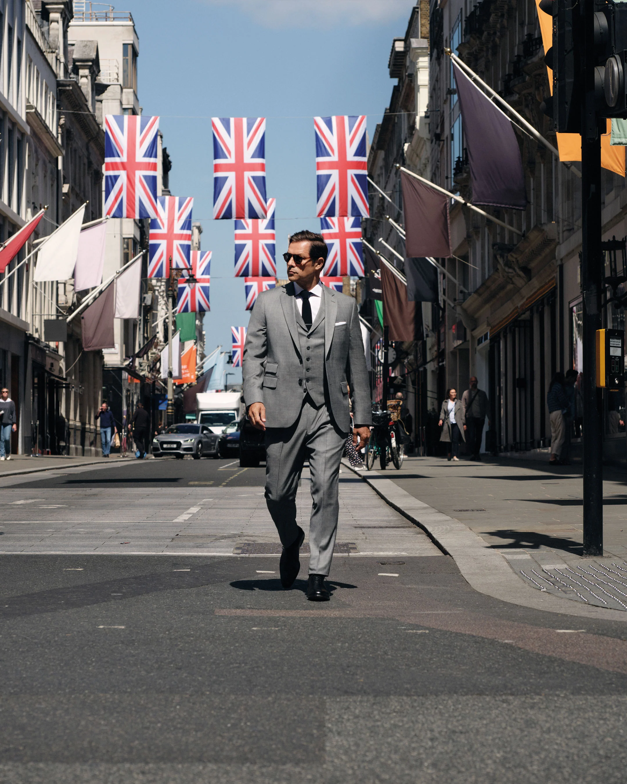 007 Woven 3 Piece Suit Grey - Image 10