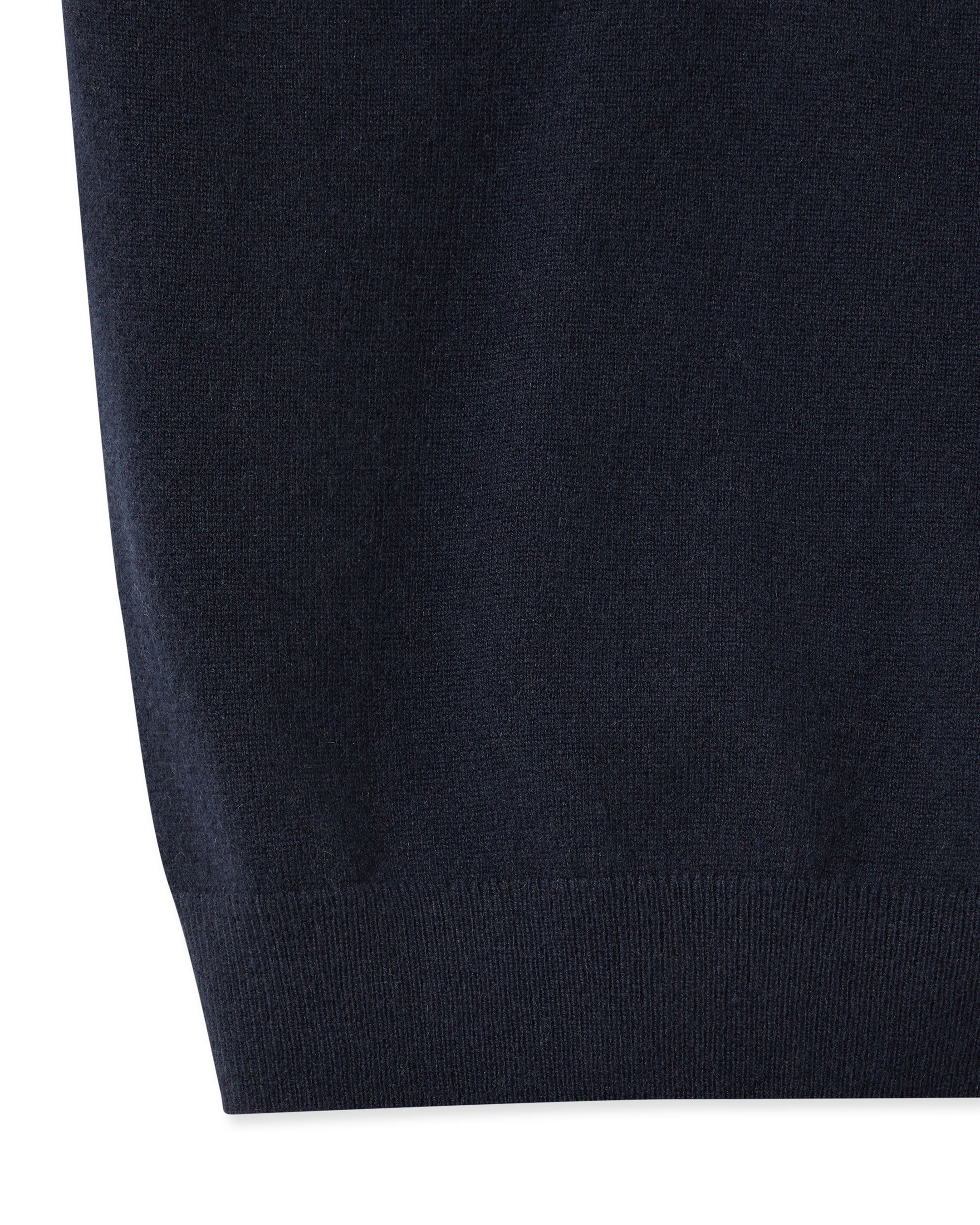 Boys Cashmere Slipover Navy Blue - Image 4
