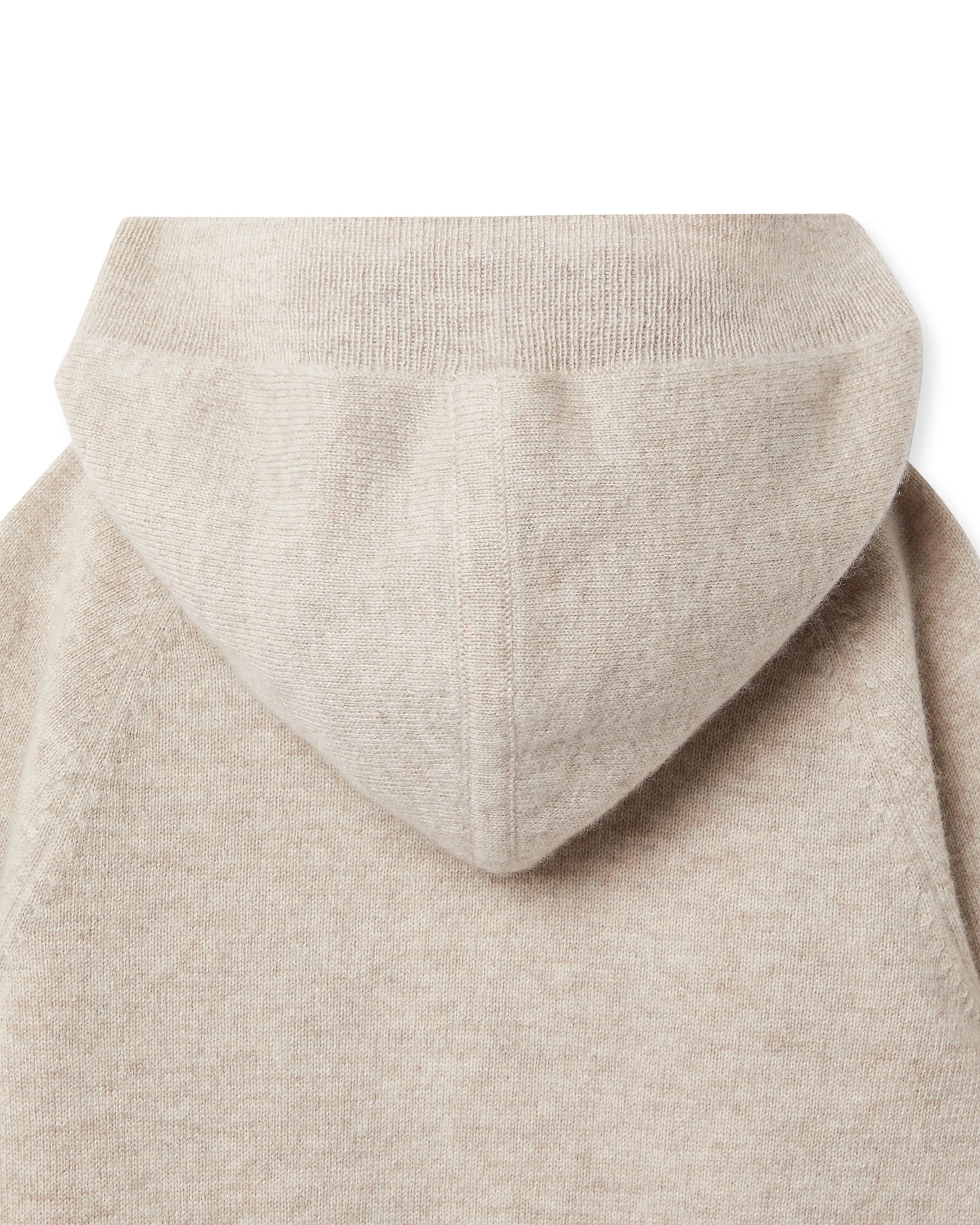 Cashmere Hoodie Oatmeal Brown - Image 7