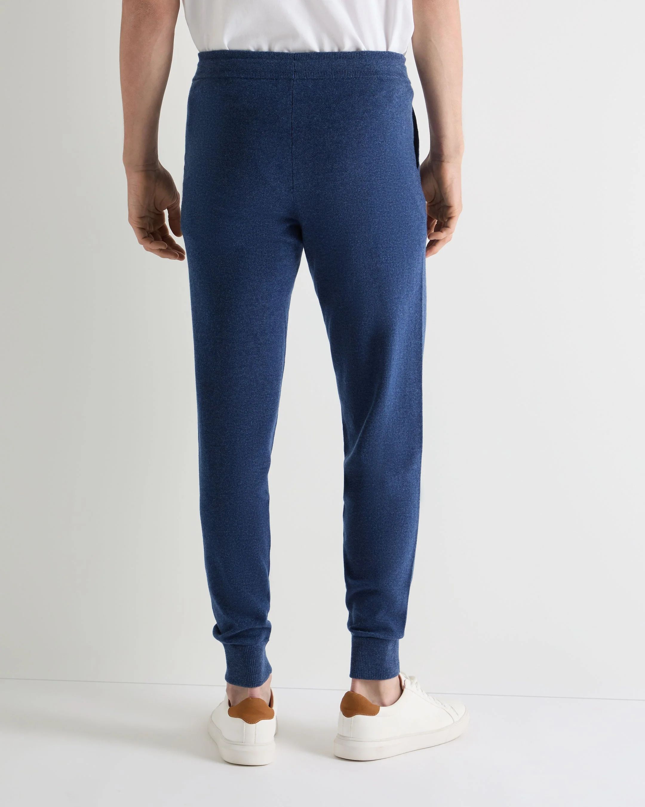Men's Ladbroke Cashmere Jogger Bright Denim Blue - Image 4