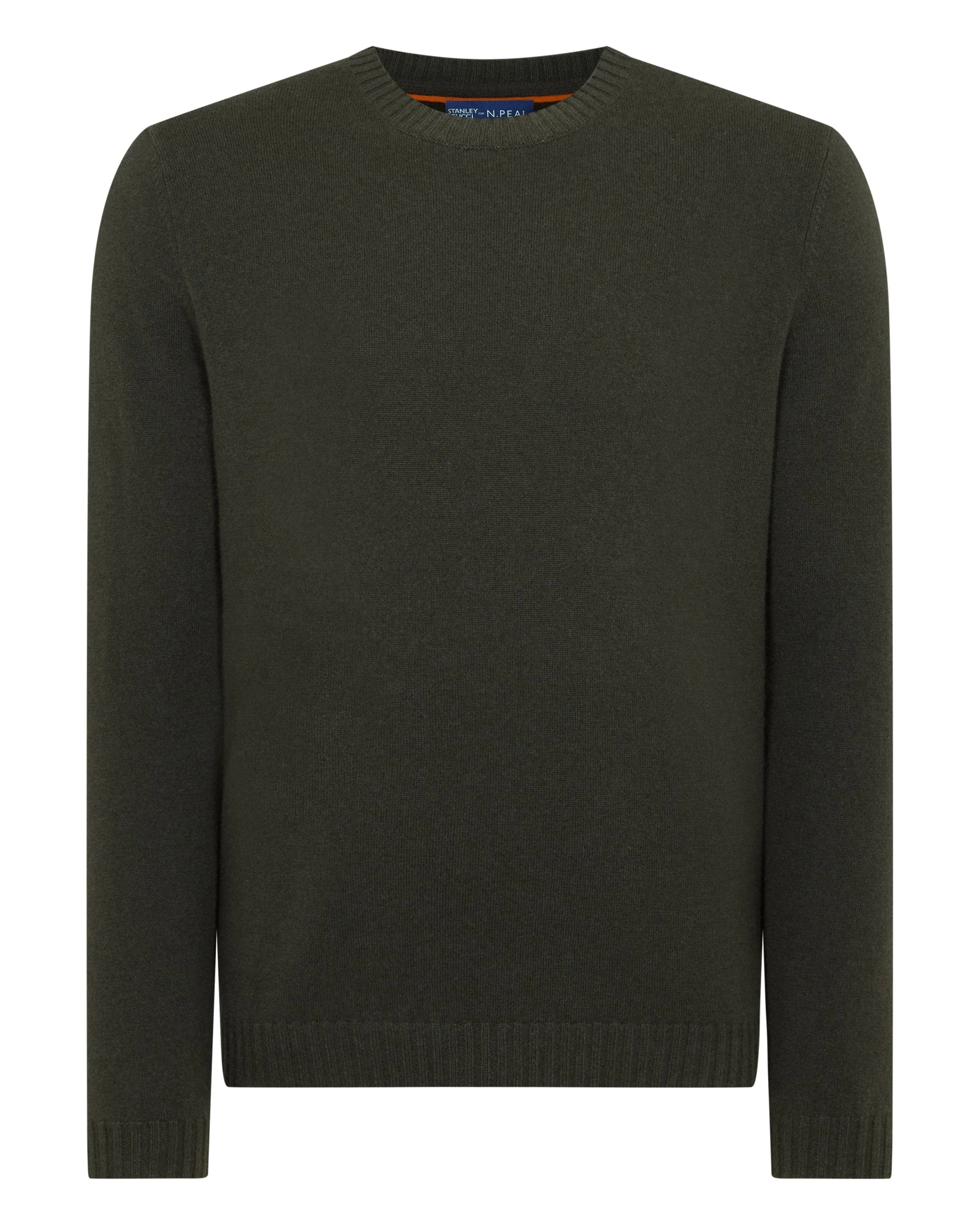 TUCCI ROUND NECK SWEATER Arabica Khaki Green - Image 2