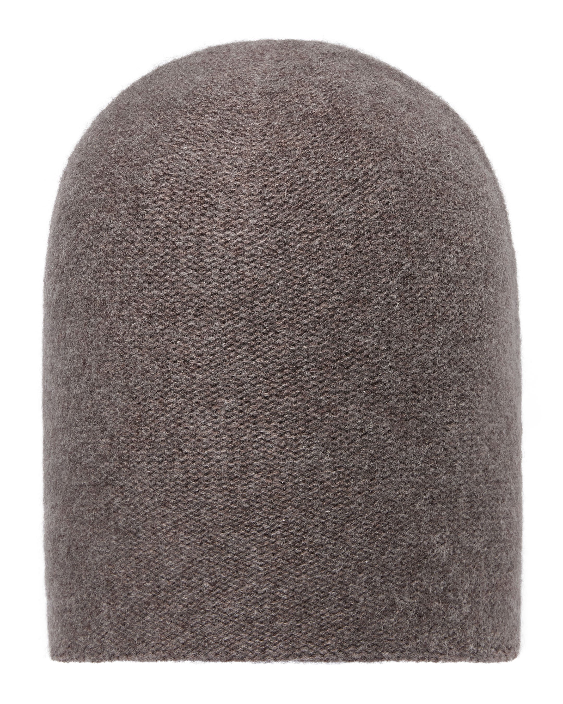 Unisex Double Layer Cashmere Beanie Otter Brown
