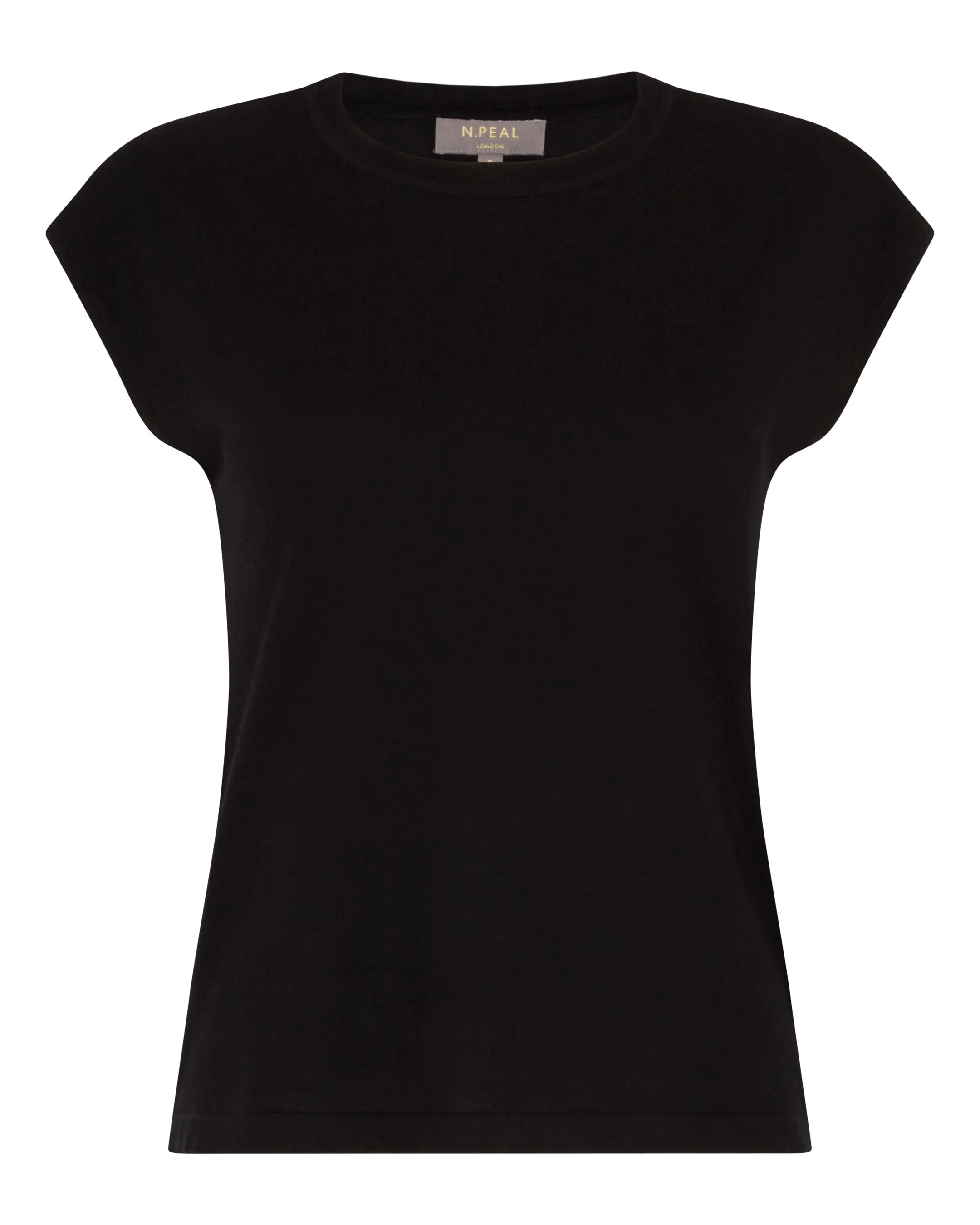 Women's Cotton Cashmere Silk Top Black - Image 2