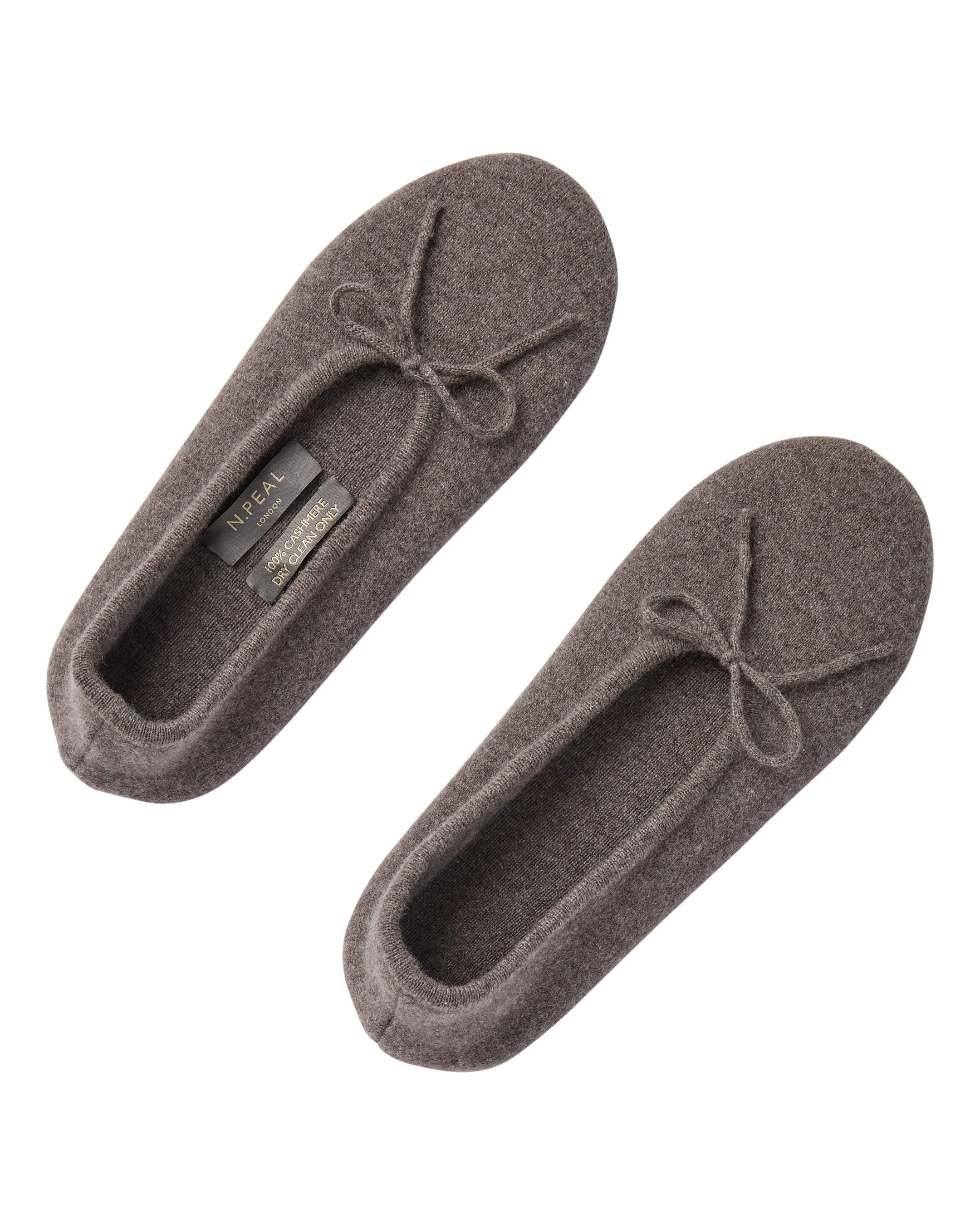 Women's Cashmere Slippers Otter Brown