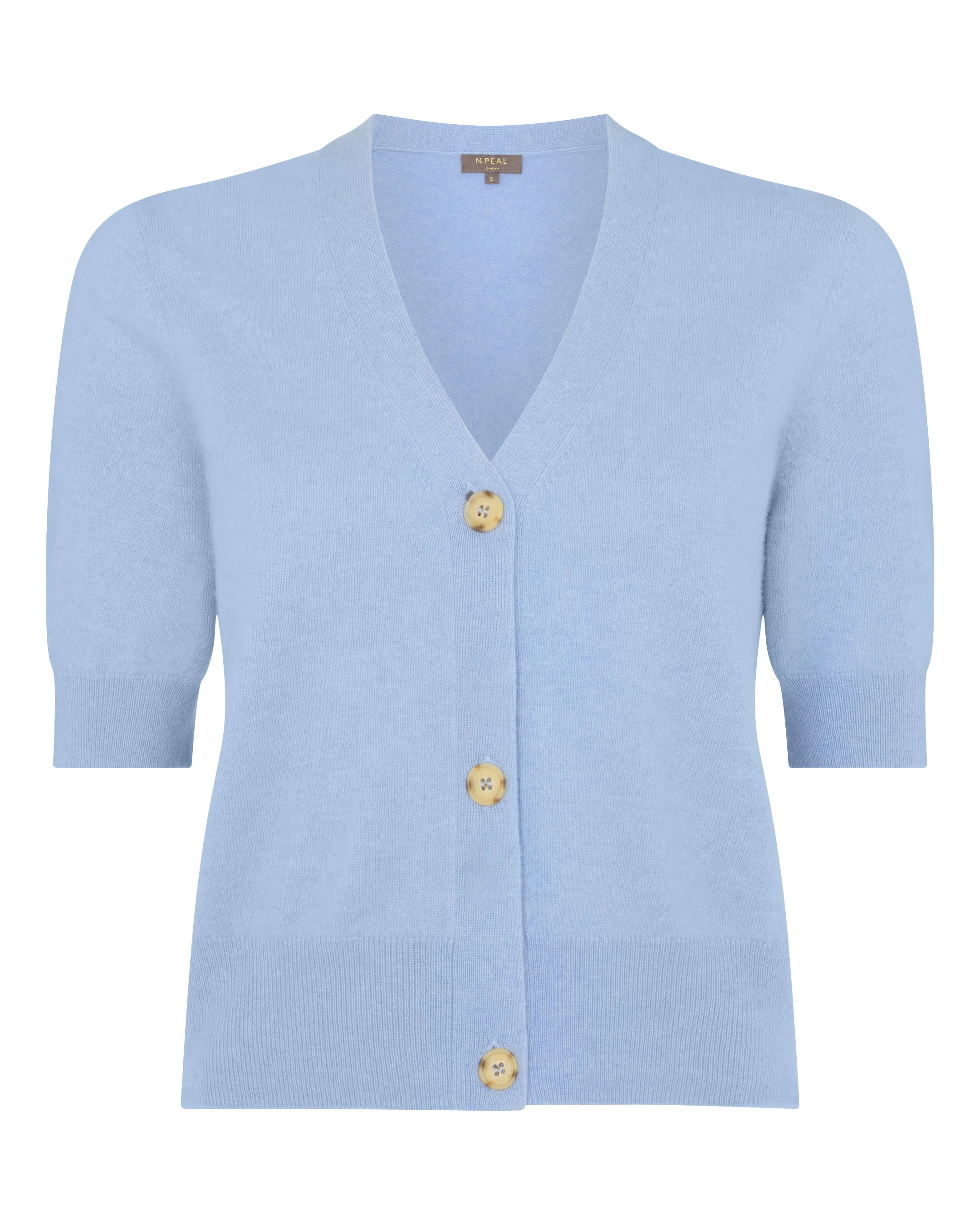 Women's Clara V Neck Cashmere Cardigan Sea Mist Blue - Image 2
