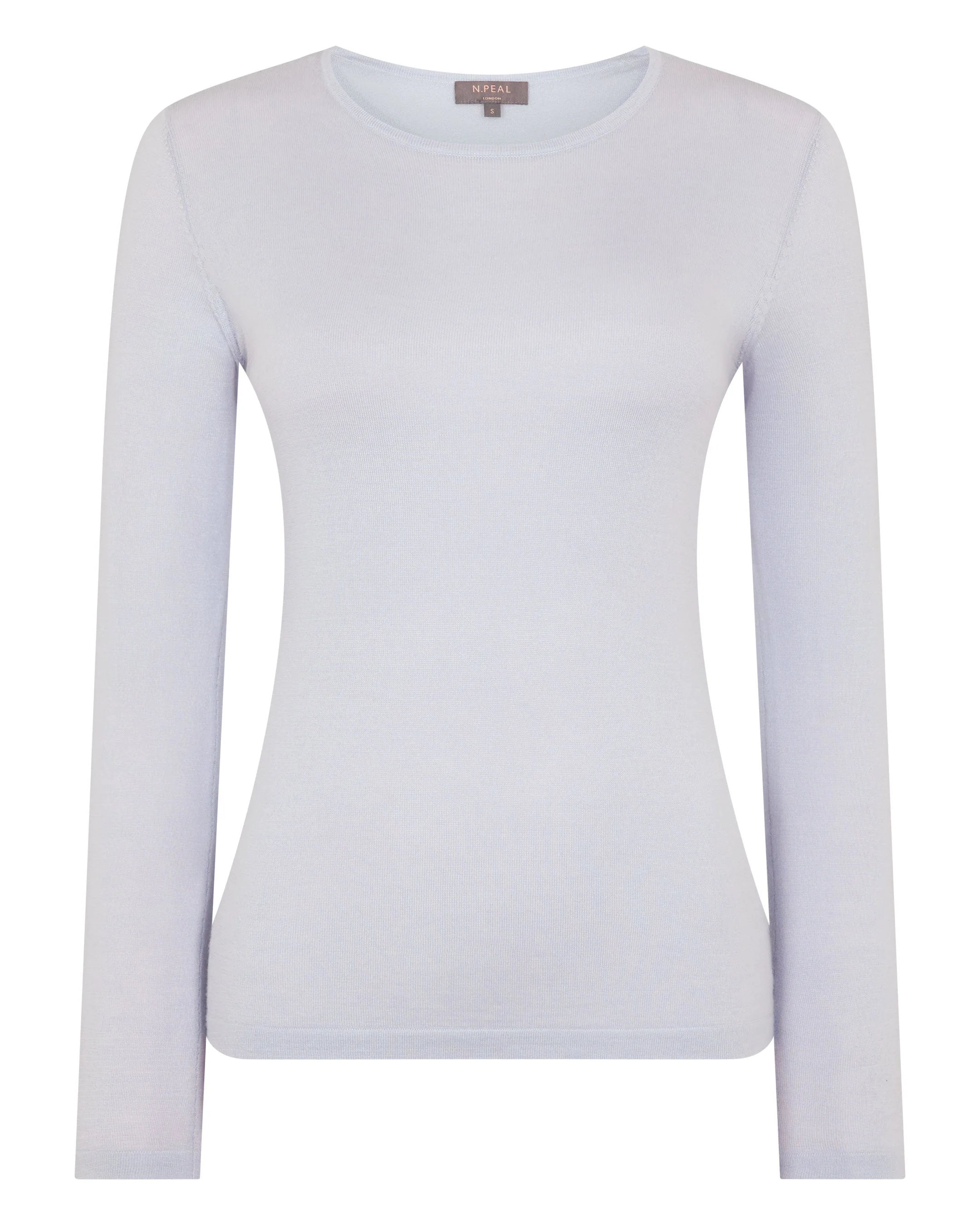 Women's Eden Superfine Cashmere Round Neck Top Lavender Purple - Image 2