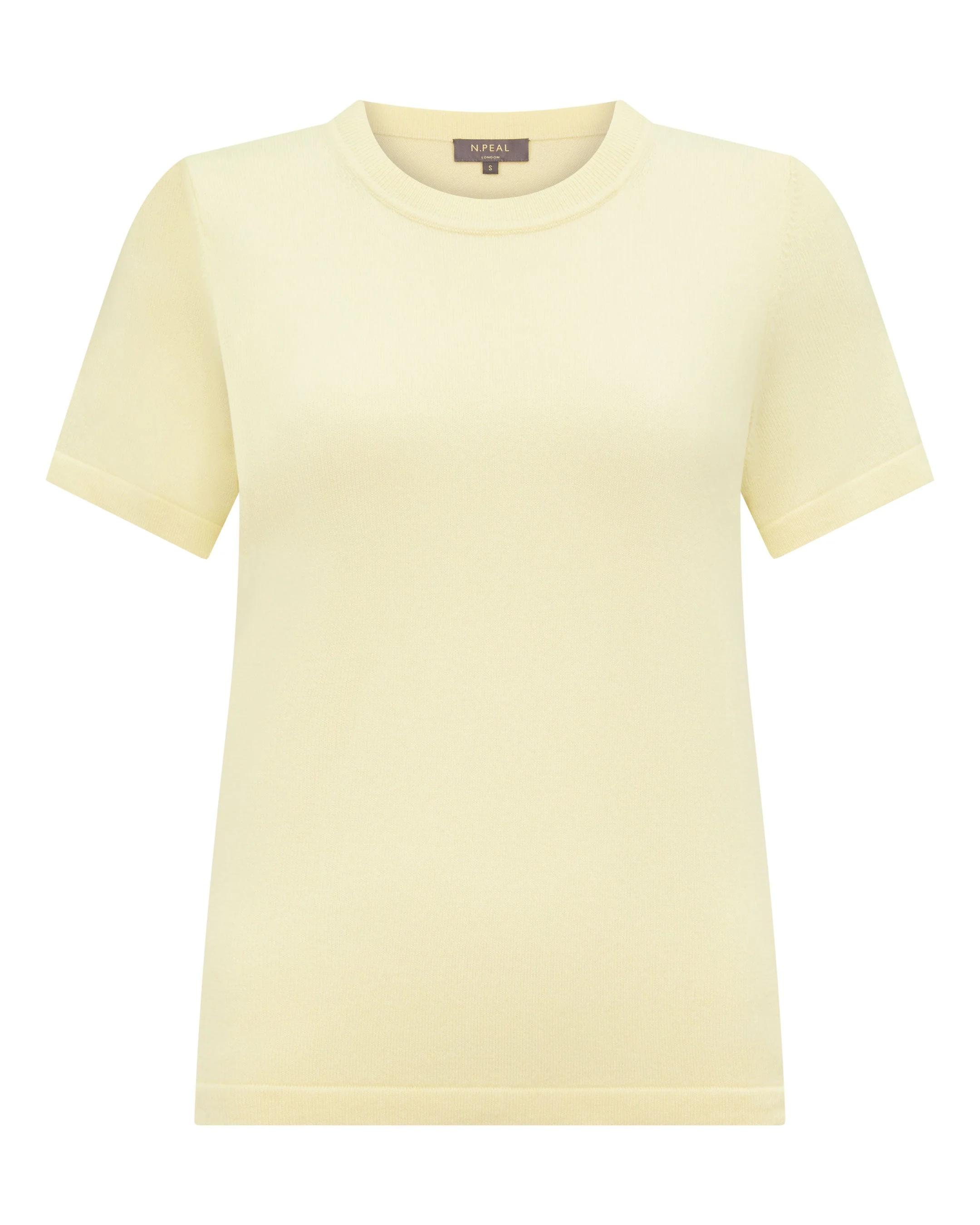 Women's Lottie Cashmere T-Shirt Butter Yellow - Image 2