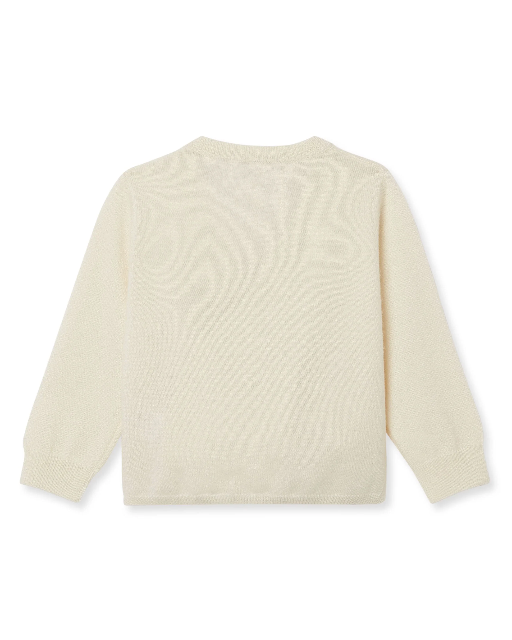 Wrap Cashmere Cardigan New Ivory White - Image 5